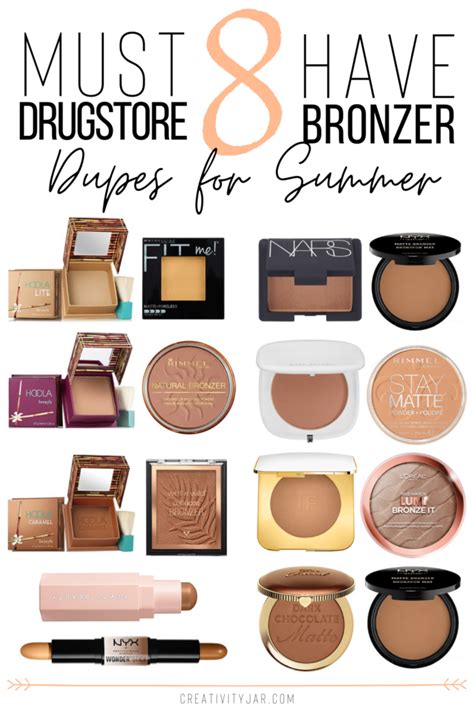 drugstore bronzer dupe colors